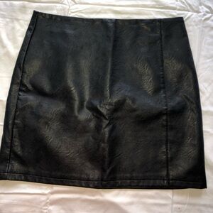 Topshop Black Mini Skirt